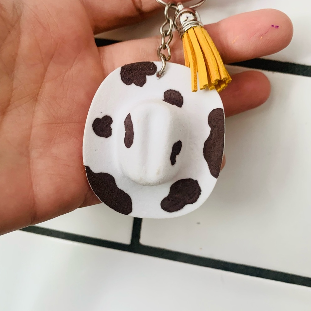 Mini Cowboy Hat Keychain - Picture 5 of 5